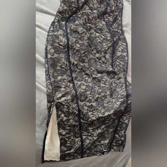 Popilush Built in Shapewear Lace Midi Dress #1238 - Picture 5 of 14